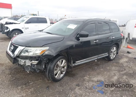 2013 Nissan Pathfinder Platinum из США, поврежденный, VIN 5N1AR2MN7DC654487